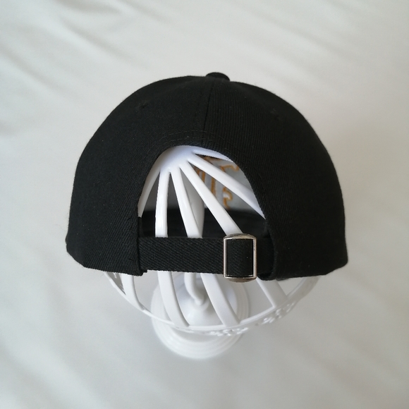 B Letter Black Cap NWOT - Picture 6 of 7